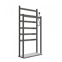 Полотенцесушитель электрический напольный Wonzon&Woghand, Темный графит