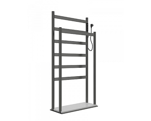 Полотенцесушитель электрический напольный Wonzon&Woghand, Темный графит