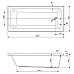Акриловая ванна Cezares Plane Solo Mini 160x70 PLANE SOLO MINI-160-70-42-W37 без гидромассажа