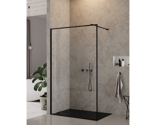 Душевое ограждение NEW TRENDY NEW MODUS BLACK 80x200 черный