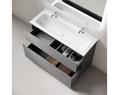 Тумба под раковину Напольная Sancos Folk Floor 119.5 FL120FES Ergraut soft