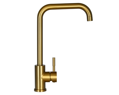 Cмеситель для кухни Raiber premium RPG-013 Graceful, матовое золото