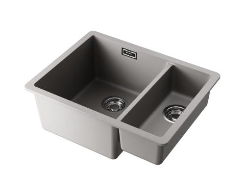 Кухонная мойка Omoikiri Kata 55-2-U-GR leningrad grey