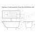 Ванна чугунная Delice Continental PLUS 170х70 с антискользящим покрытием