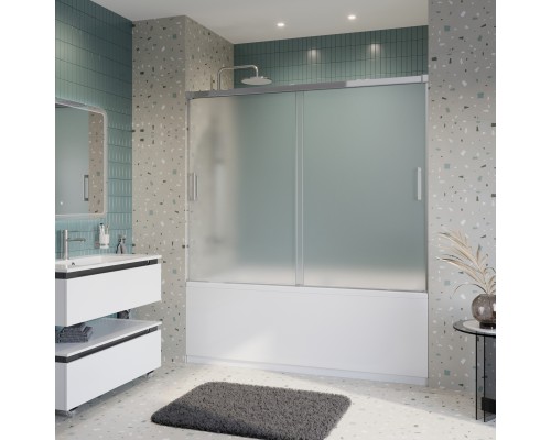 Шторка на ванну Cezares Tandem Soft 170 TANDEM-SOFT-VF-2-170/145-P-Cr Хром