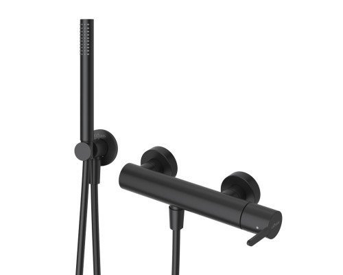 Смеситель для душа Cezares Leaf LEAF-D-NOP Черный матовый