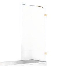 Шторка для ванны NEW TRENDY AVEXA GOLD SHINE 80x150 золото