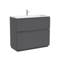 Тумба под раковину Напольная Sancos Folk Floor 99.5 FL100FGS Grey soft