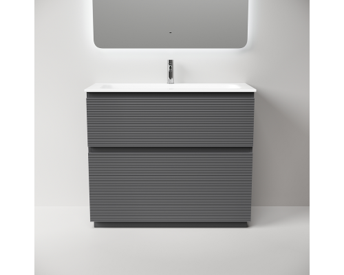 Тумба под раковину Напольная Sancos Folk Floor 99.5 FL100FGS Grey soft