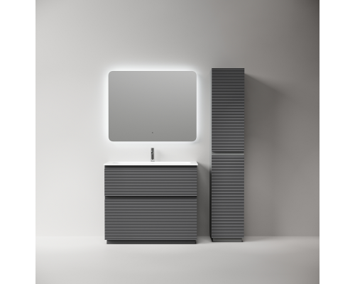 Тумба под раковину Напольная Sancos Folk Floor 99.5 FL100FGS Grey soft