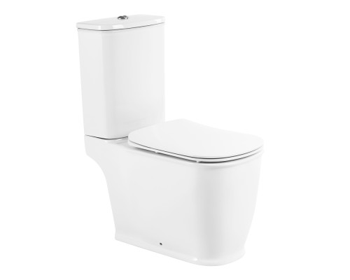 Унитаз компакт BelBagno Prado без бачка с сиденьем Микролифт