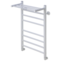 Полотенцесушитель водяной Comfysan Luce W-8 80/40 с полкой, белый