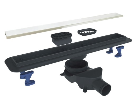 Душевой лоток BelBagno Luce BB-LD-LUCE-60-BIANCO с Белой матовой решеткой / под плитку