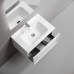 Тумба под раковину подвесная Sancos Very 69х44х40,, с доводчиками, Bianco, VR70W