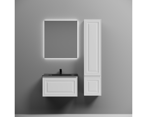 Тумба под раковину подвесная Sancos Very 69х44х40,, с доводчиками, Bianco, VR70W