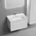 Тумба под раковину подвесная Sancos Very 69х44х40,, с доводчиками, Bianco, VR70W