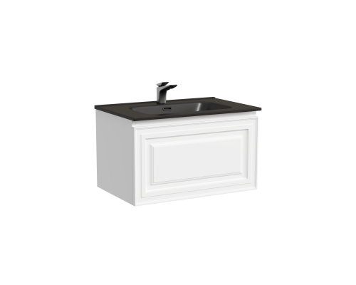 Тумба под раковину подвесная Sancos Very 69х44х40,, с доводчиками, Bianco, VR70W