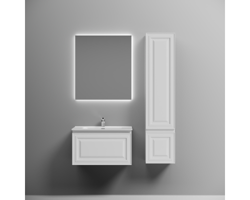 Тумба под раковину подвесная Sancos Very 69х44х40,, с доводчиками, Bianco, VR70W