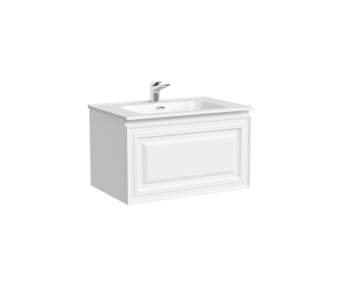 Тумба под раковину подвесная Sancos Very 69х44х40,, с доводчиками, Bianco, VR70W