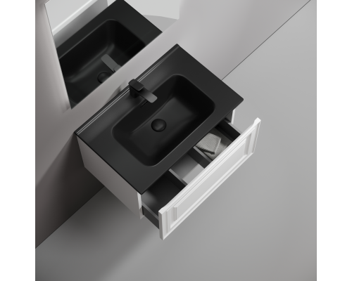 Тумба под раковину подвесная Sancos Very 69х44х40,, с доводчиками, Bianco, VR70W