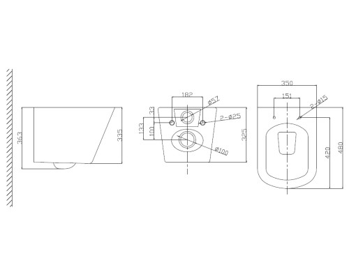 Комплект унитаза с инсталляцией BelBagno Due BB3103CHR/SC/BB002-80/BB005-PR-CHROME с сиденьем Микролифт и клавишей смыва Хром