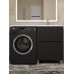 Тумба под стиральную машину Uperwood Tanos 60 см, напольная, черная, 2 ящика