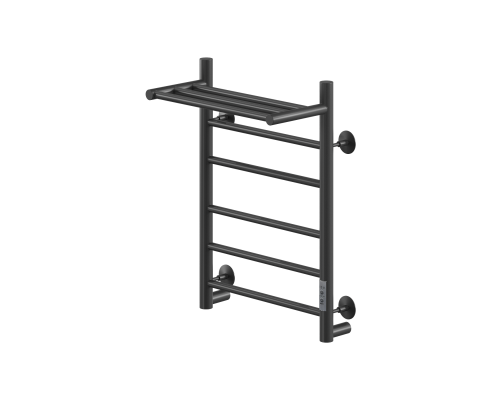 Электрический полотенцесушитель Ника Way-2 60/40 U с полкой Черный матовый