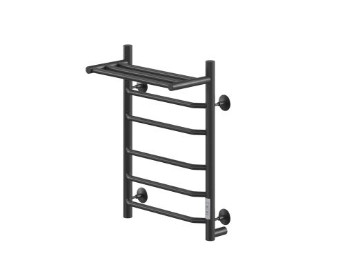 Электрический полотенцесушитель Ника Way-3 60/40 U с полкой Черный матовый