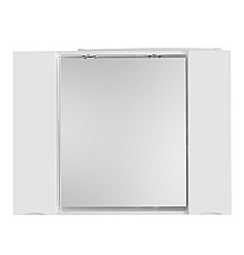 Зеркало со шкафом BelBagno MARINO-SPC-1000/750-2A-BL-P 100 с подсветкой Bianco Lucido
