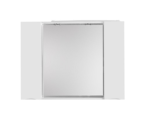 Зеркало со шкафом BelBagno MARINO-SPC-1000/750-2A-BL-P 100 с подсветкой Bianco Lucido Зеркало со шкафом BelBagno MARINO-SPC-1000/750-2A-BL-P 100 с подсветкой Bianco Lucido