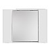 Зеркало со шкафом BelBagno MARINO-SPC-1000/750-2A-BL-P 100 с подсветкой Bianco Lucido