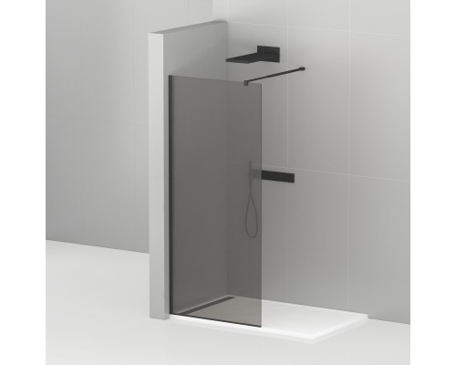 Душевая перегородка Cezares Liberta 90 LIBERTA-L-1-90-GR-NERO Черный матовый