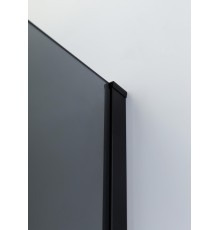Душевая перегородка Cezares Liberta 90 LIBERTA-L-1-90-GR-NERO Черный матовый