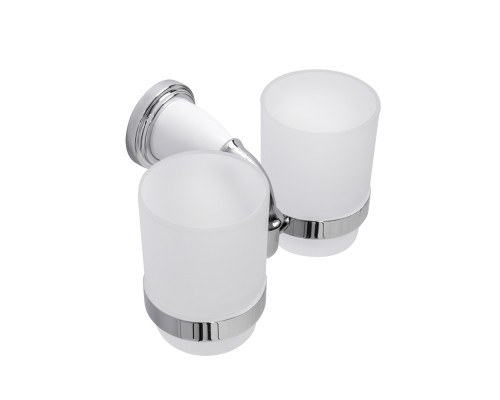 Держатель стакана двойной подвесной ART&MAX AM-E-2602-D-Cr