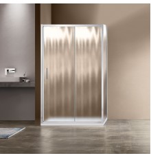 Душевой уголок Vincea Garda 1600x800 хром стекло шиншилла