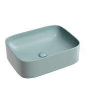 Чаша накладная прямоугольная Ceramica Nova Element 50x38 Зеленый Матовый