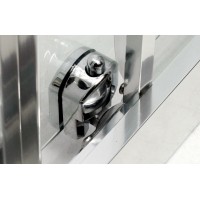 Душевая дверь BelBagno Due 130 DUE-BF-1-130-C-Cr профиль Хром стекло прозрачное