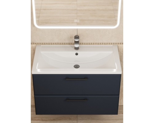 Раковина для ванной Uperwood Foster 80х45,5х17,5 см, белая глянцевая