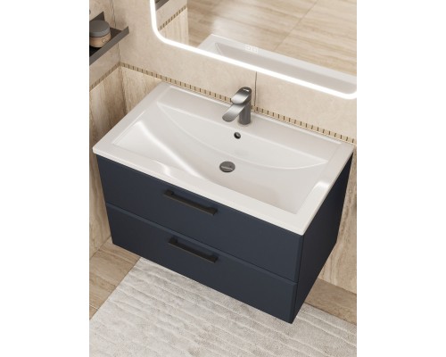 Раковина для ванной Uperwood Foster 80х45,5х17,5 см, белая глянцевая