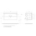 Тумба под раковину BelBagno 105 ALBANO-CER-1050-2C-SO-RNG подвесная Robere Nature Grigio