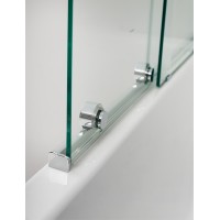 Шторка на ванну Cezares Stream 80 STREAM-VFS-11-80/150-C-Cr Хром