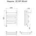 Полотенцесушитель электрич-ий Ника CURVE ЛZ ВП 60/50 левый тэн