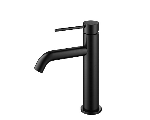 Смеситель для раковины Vincea City VBF-2C1MB однорычажный, черный матовый