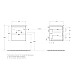 Тумба под раковину BelBagno 50 ALBANO-CER-500-2C-SO-RNG подвесная Robere Nature Grigio