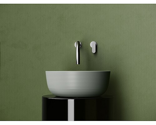 Раковина накладная Ceramicanova 356x356x135, антрацит матовый