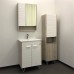 Тумба с раковиной Comforty Клеон 60Н белый/дуб дымчатый Quadro 60
