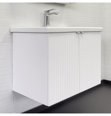 Тумба с раковиной Comforty Лима-70П белый матовый Como 70