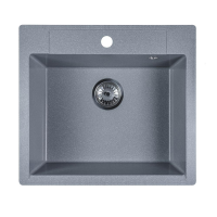 Кухонная мойка прямоугольная 550х500 Reflexion Cubi RX1555GR, гравий