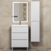 Тумба под раковину 60 см, Uperwood Tanos, напольная, белая, 3 ящика