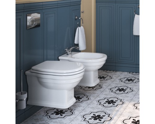 Биде BelBagno Boheme BB115BH подвесное Белое